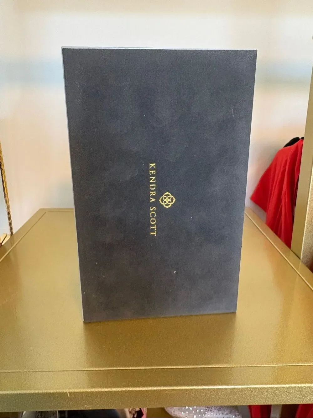 Kendra Scott Medium Jewelry Box - Dark Gray: Wood Storage for Accessories
